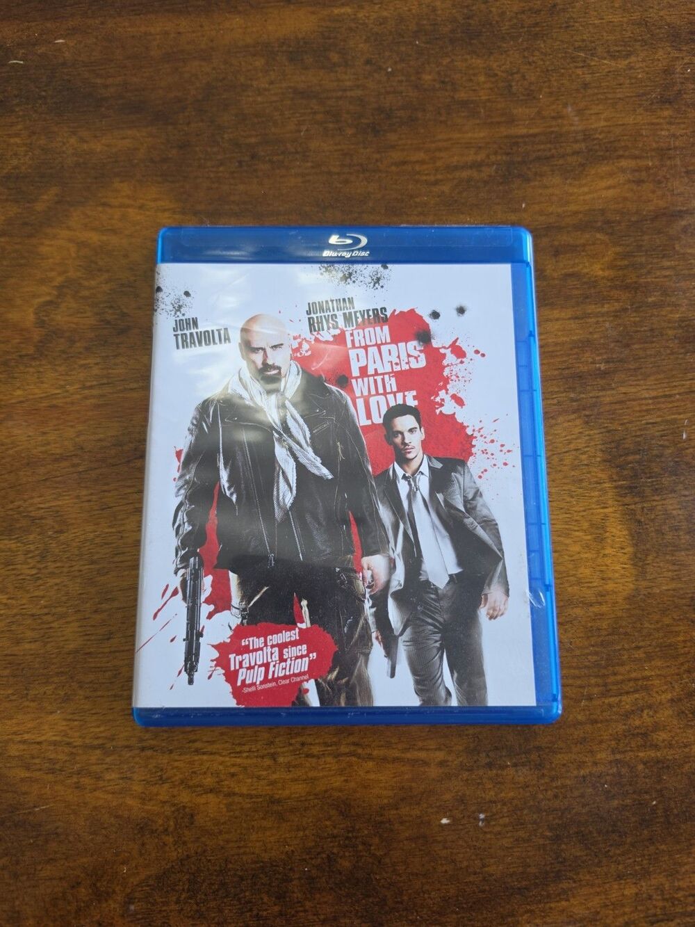 From Paris With Love Blu-ray John Travolta Jonathan Rhys Meyers Action Movie